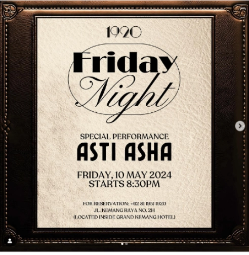 1920 LOUNGE JAKARTA - FRIDAY NIGHT