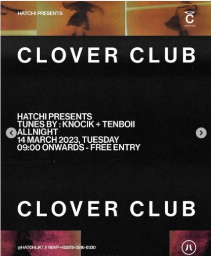 HATCHI JAKARTA - CLOVER CLUB