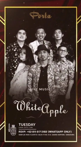 PORTA JAKARTA - WHITE APPLE+STEVE CHRIS