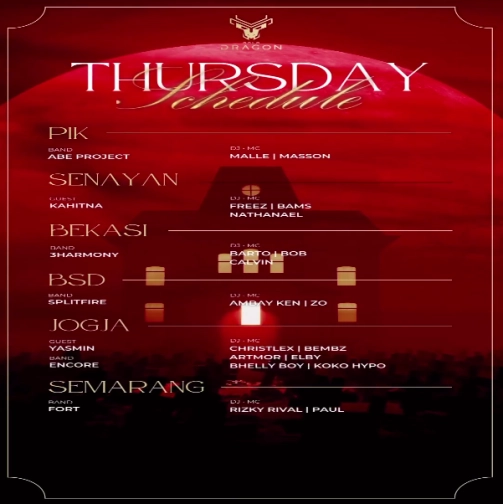 GOLD DRAGON BEKASI - THURSDAY