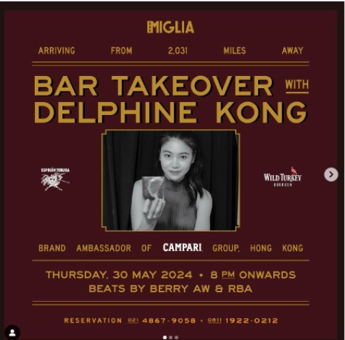 BAR MIGLIA JAKARTA - BAR TAKE OVER