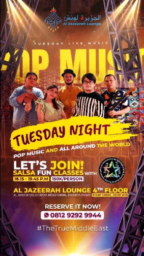 AL JAZEERAH LOUNGE JAKARTA - POP MUSIC