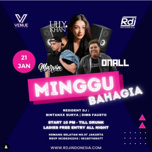 VENUE JAKARTA - MINGGU BAHAGIA