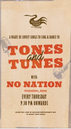 BLACK POND TAVERN JAKARTA - TONES AND TUNES