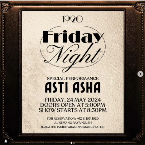 1920 LOUNGE JAKARTA - FRIDAY NIGHT