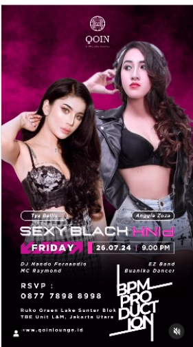 QOIN LOUNGE JAKARTA - SEXY BLACK PINK