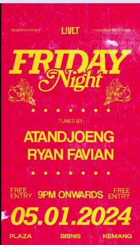 LIVET KEMANG - FRIDAY NIGHT