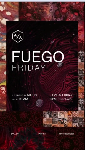 A/A BAR JAKARTA - FUEGO FRIDAY