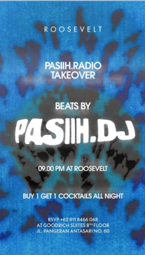 ROOSEVELT JAKARTA - PASIIH RADIO TAKE OVER