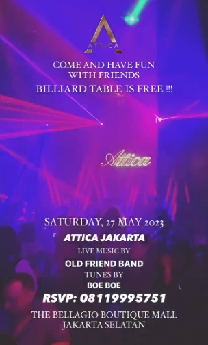 ATTICA JAKARTA - SATURDAY