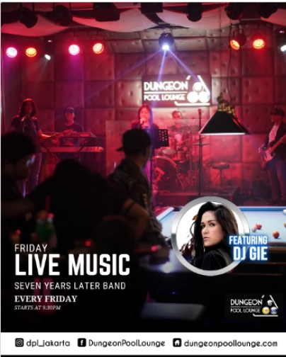 DUNGEON POOL LOUNGE JAKARTA - LIVE MUSIC