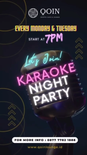 QOIN LOUNGE JAKARTA - KARAOKE NIGHT PARTY