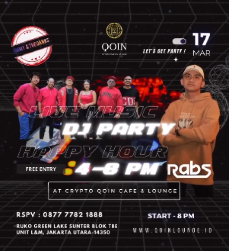 QOIN LOUNGE JAKARTA - DJ PARTY