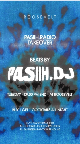 ROOSEVELT JAKARTA - PASIIH RADIO TAKE OVER