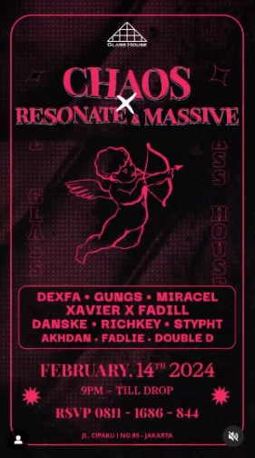 GLASS HOUSE JAKARTA - CHAOS X RESONATE & MASSIVE