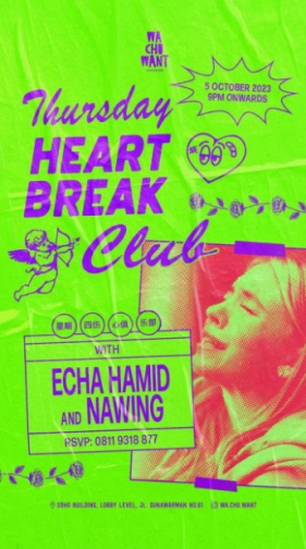 WA CHU WANT JAKARTA - THURSDAY HEART BREAK CLUB