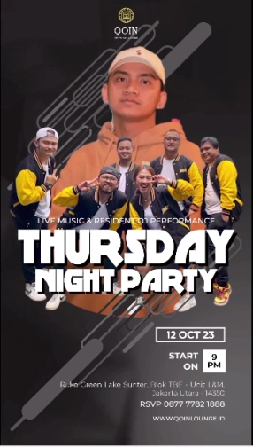 QOIN LOUNGE JAKARTA - THURSDAY NIGHT PARTY<br>