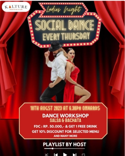 KALTURE BAR & RESTO JAKARTA - SOCIAL DANCE