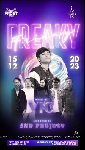 SAMOLLA CAFE & POOL JAKARTA - FREAKY FRIDAY