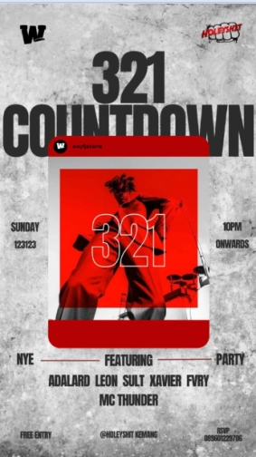 HOLEYSHIT JAKARTA - 321 COUNTDOWN