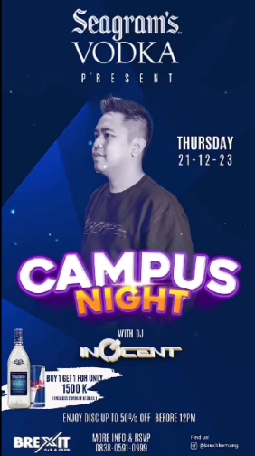 BREXIT JAKARTA - CAMPUS NIGHT