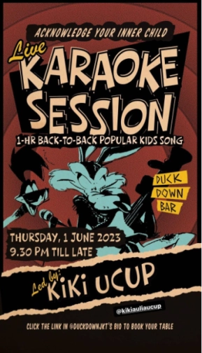 DUCK DOWN JAKARTA - LIVE KARAOKE SESSION