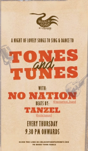 BLACK POND TAVERN JAKARTA - TONES AND TUNES