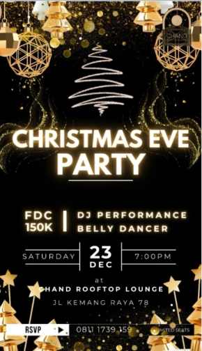 CHAND ROOFTOP LOUNGE JAKARTA - CHRISTMAS PARTY