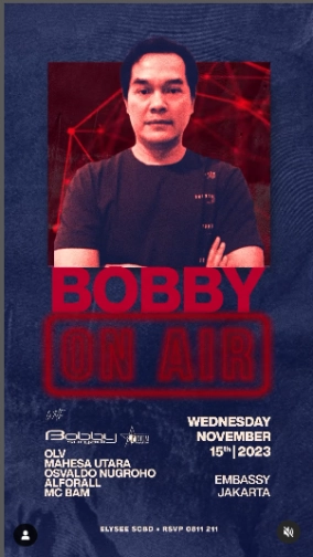 EMBASSY JAKARTA - BOBBY ON AIR