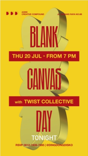 DING DONG DISCO JAKARTA - BLANK KANVAS DAY