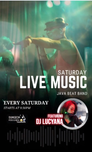 DUNGEON POOL LOUNGE JAKARTA - LIVE MUSIC