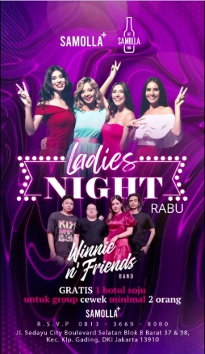 SAMOLLA CAFE & POOL JAKARTA - LADIES NIGHT