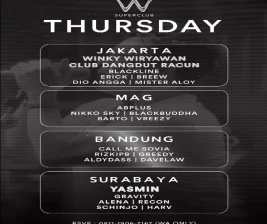 W SUPERCLUB MAG JAKARTA  THURSDAY