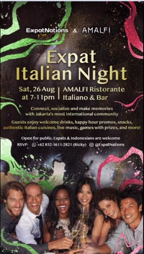 AMALFI JAKARTA - EXPAT ITALIAN NIGHT