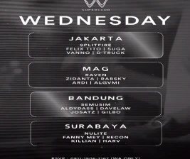 W SUPERCLUB MAG JAKARTA  WEDNESDAY