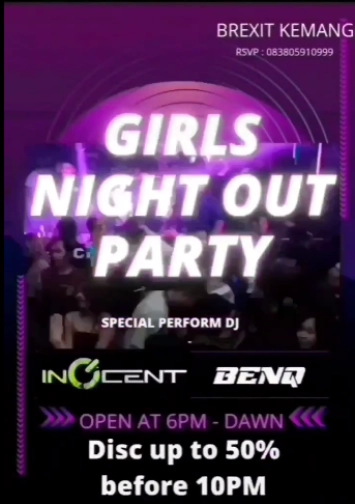 BREXIT JAKARTA - GIRLS NIGHT OUT PARTY