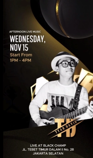 BLACK CHAMP JAKARTA - AFTERNOON LIVE MUSIC WEDNESDAY