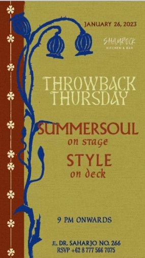 SHAMROCK JAKARTA - THROWBACK THURSDAY