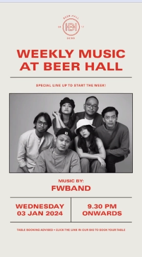 BEER HALL JAKARTA - WEDNESDAY