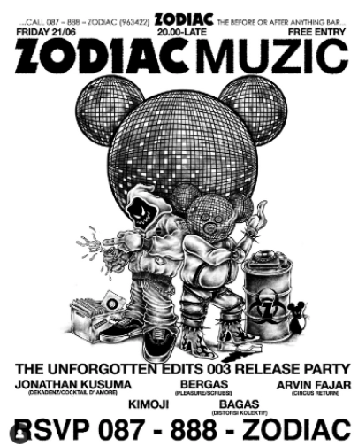 ZODIAC JAKATA - ZODIAC MUZIC : TUE003 RELEASE PARTY