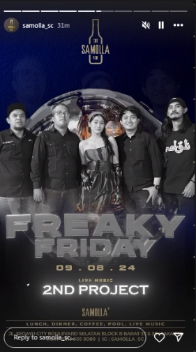 SAMOLLA CAFE & POOL JAKARTA - FREAKY FRIDAY