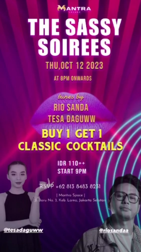 MANTRA LOUNGE JAKARTA - THE SASSY SOIREES