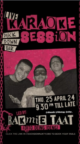 DUCK DOWN JAKARTA - LIVE KARAOKE SESSION