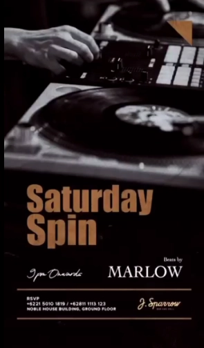 J.SPARROW JAKARTA - SATURDAY SPIN