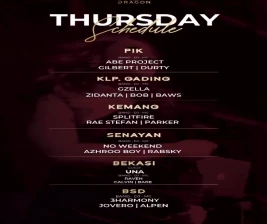 GOLD DRAGON SENAYAN  THURSDAY