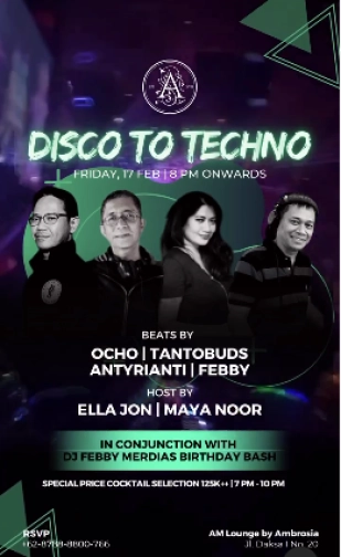 AM LOUNGE JAKARTA - DISCO TO TECHNO