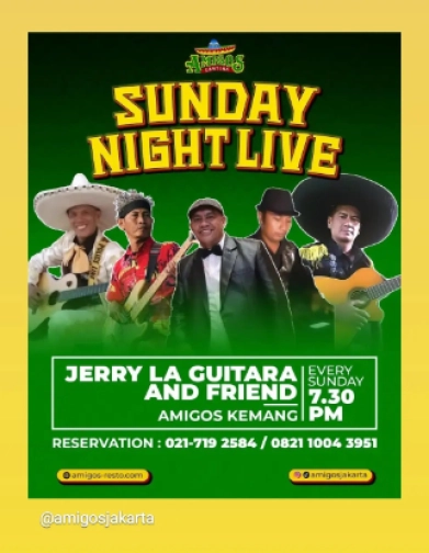 AMIGOS JAKARTA - SUNDAY NIGHT LIVE