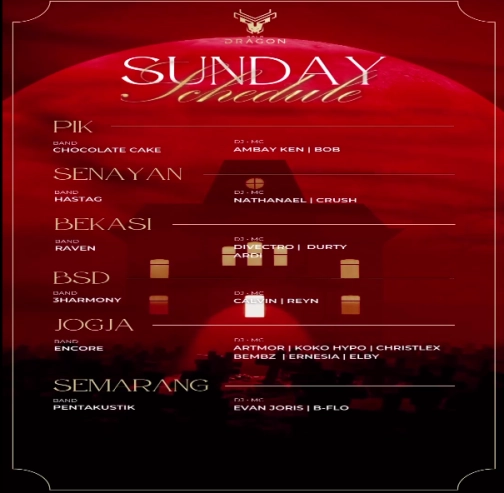 GOLD DRAGON BEKASI - SUNDAY