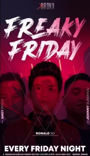 XDRONK JAKARTA - FREAKY FRIDAY