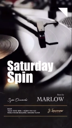 J.SPARROW JAKARTA - SATURDAY SPIN